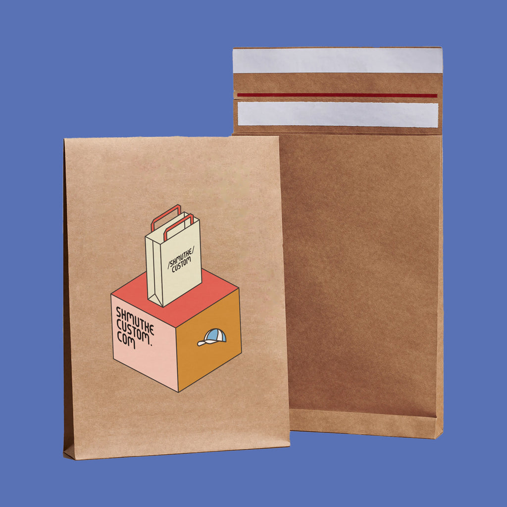 Paper parcel envelope with return sticker M 35cm x 45cm